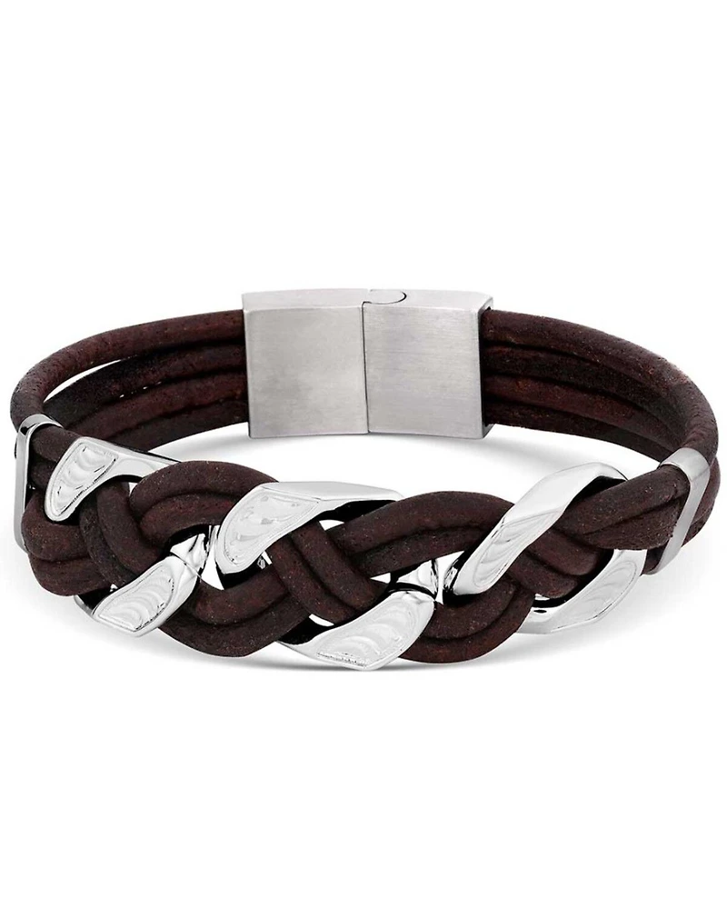 Montana Silversmiths Men's Rustic Braided Bracelet
