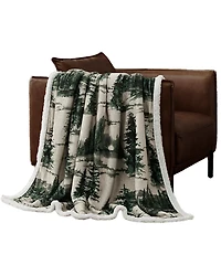 HiEnd Accents Joshua Campfire Sherpa Throw