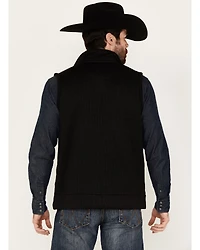 George Strait by Wrangler Men's Zip Logo Vest