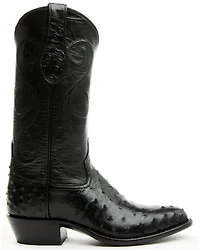 Tony Lama Men's Exotic Full-Quill Ostrich Western Boots - Round Toe