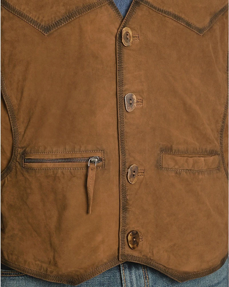 Scully Suede Leather Vest