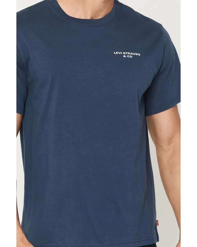 Levi's Men's Indie Prep Script Logo Short Sleeve Graphic T-Shirt