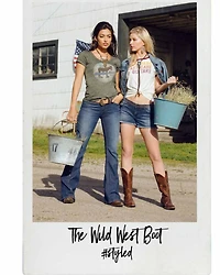 Idyllwind Women's Wildwest Brown Western Boots - Snip Toe