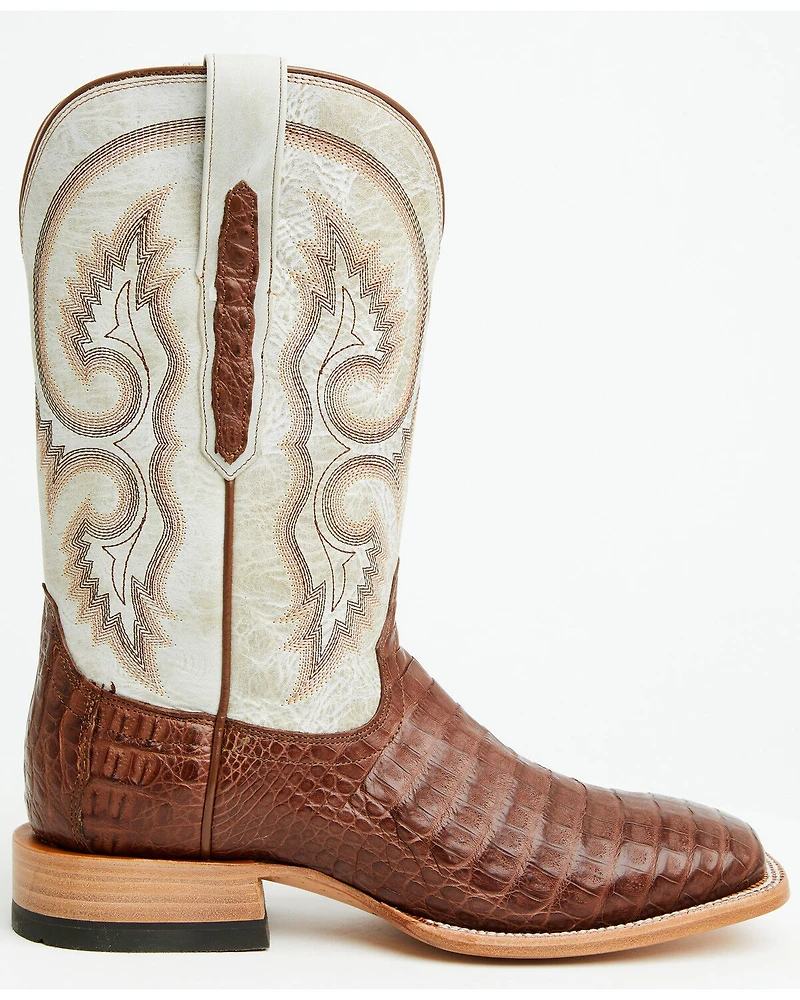 Ariat Men's Exotic Caiman Classic Callen Western Boots - Broad Square Toe