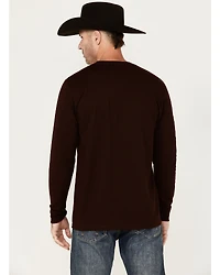 Moonshine Spirit Men's Skully Graphic Long Sleeve T-Shirt