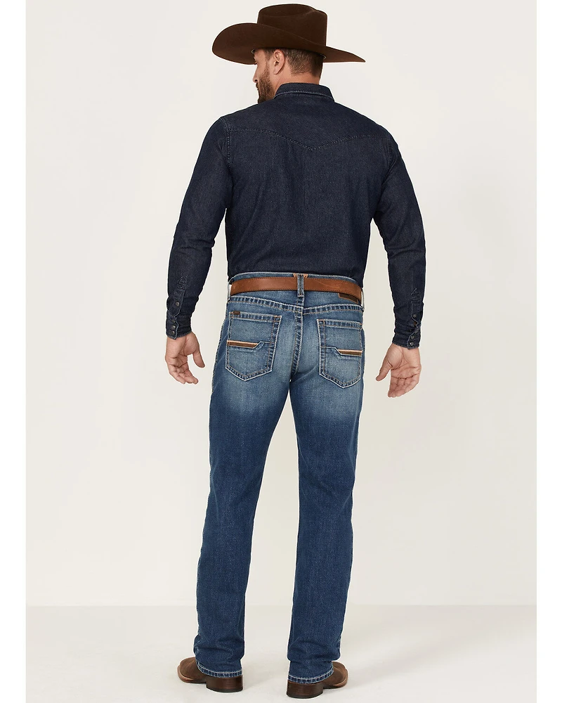 Ariat Men's M4 Marshall Walden Medium Wash Stretch Realxed Straight Jeans