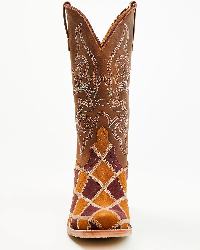 Horse Power Men's Patchwork Western Boots - Square Toe