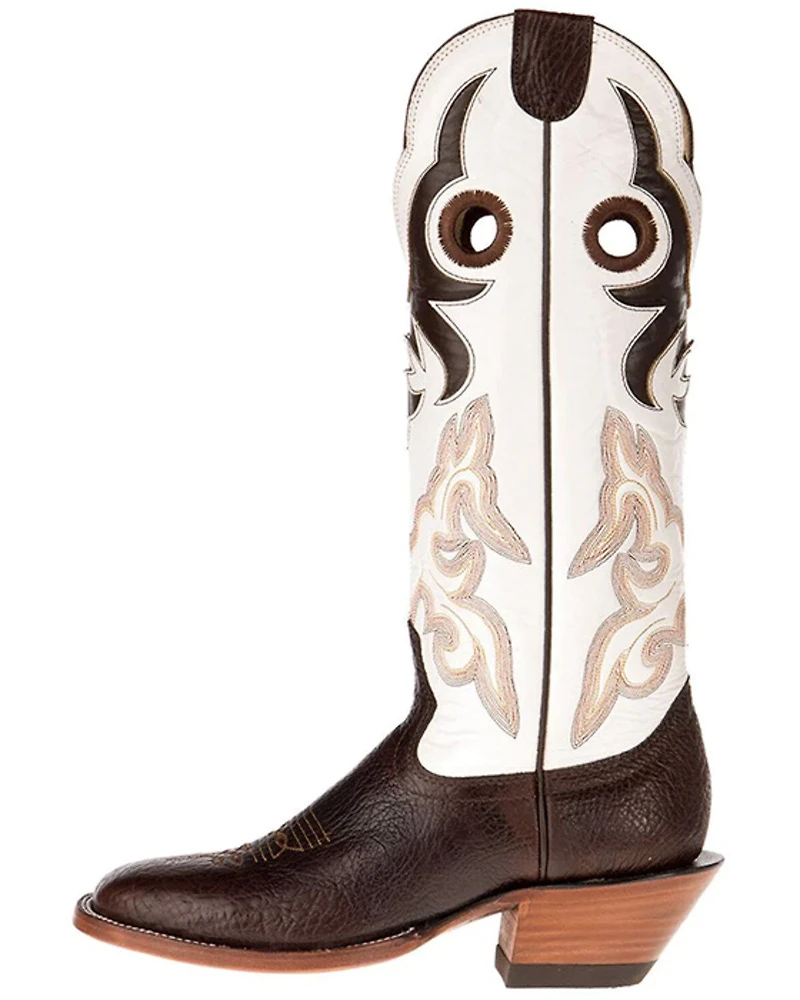Hondo Boots Men's Spanish Shoulder Western - Broad Square Toe