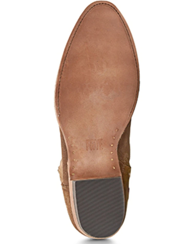 Frye Men's Austin Inside Zip Roughout Ankle Boots - Round Toe