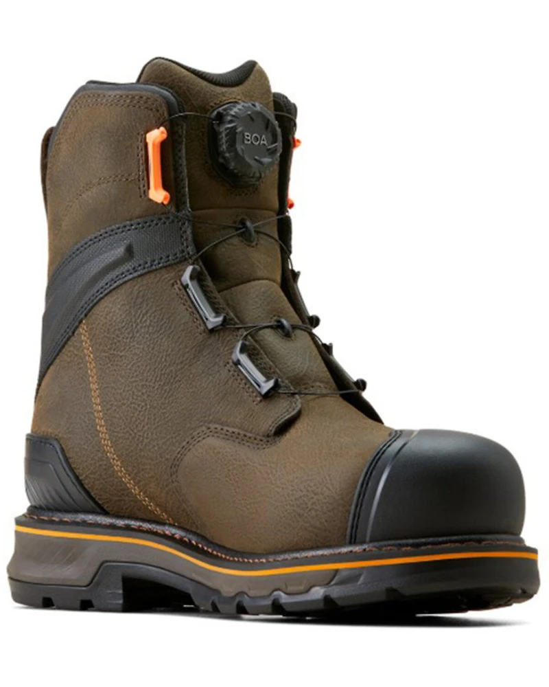 Ariat Men's 8" Stump Jumper BOA® Waterproof Work Boots - Composite Toe