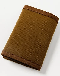 Hawx Men's Pecan Nylon Bi-Fold Wallet