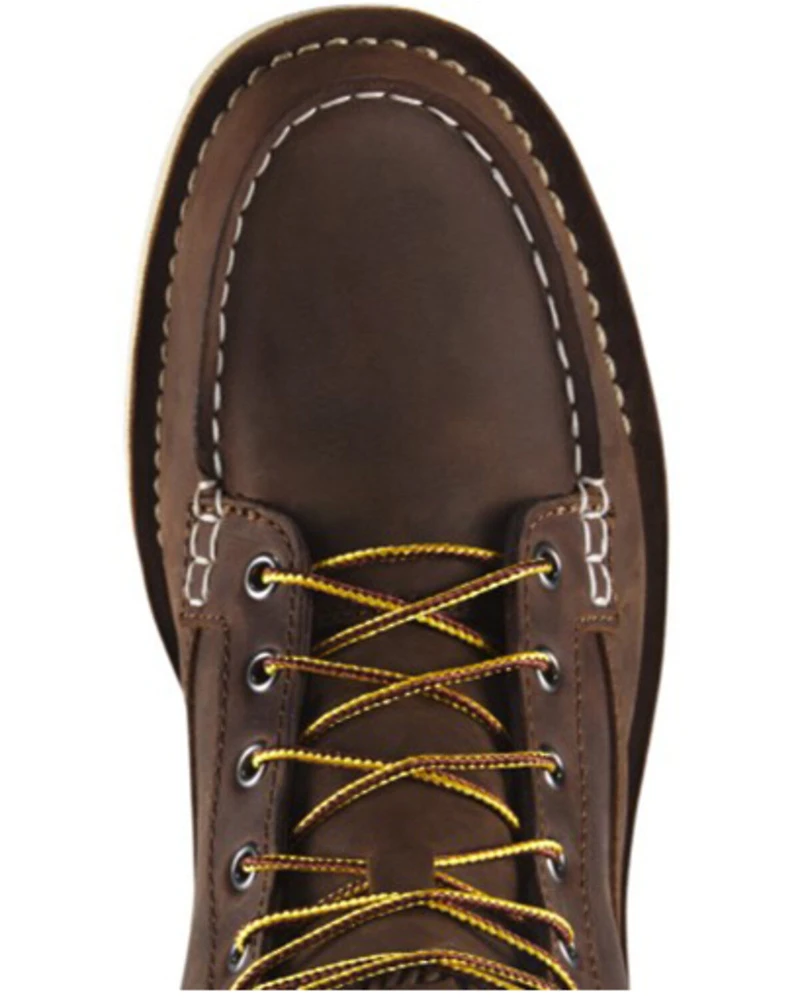Danner Men's 6" Bull Run Lace-Up Work Boots - Soft Toe