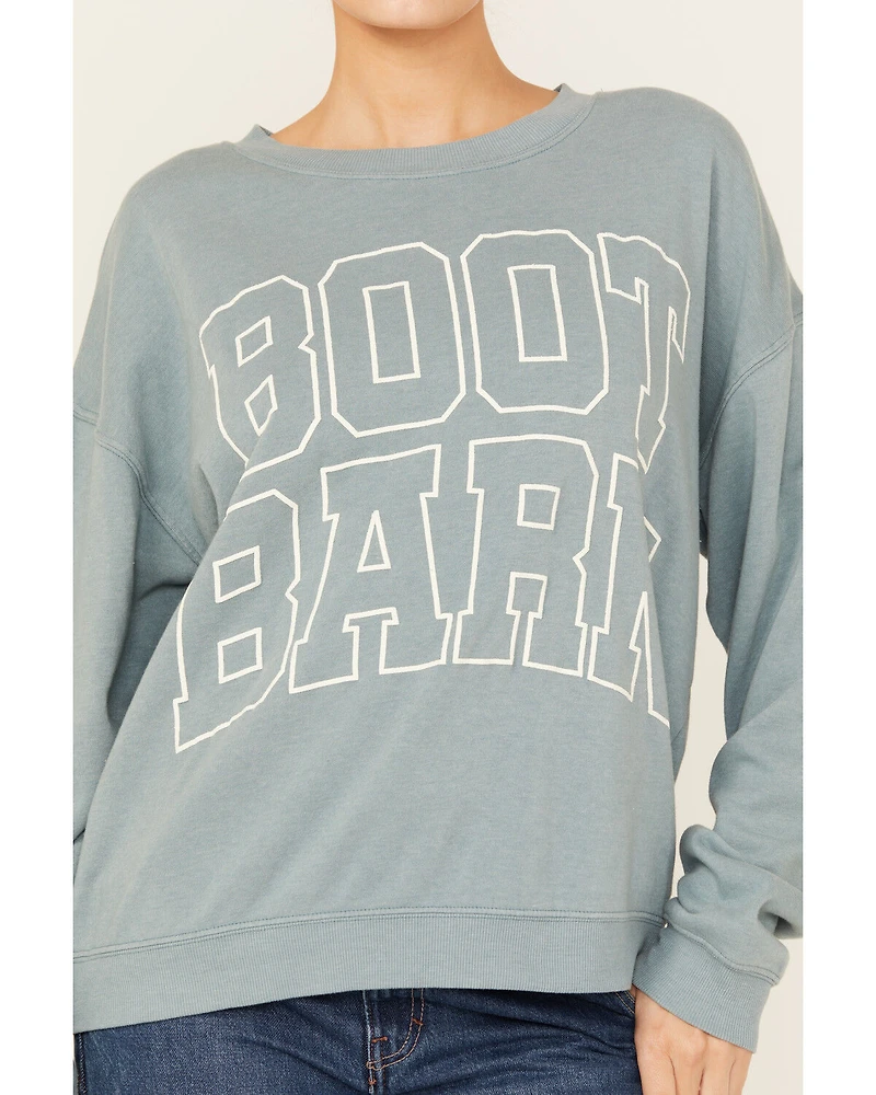 Boot Barn Women's Logo Graphic Crew Neck Sweatshirt