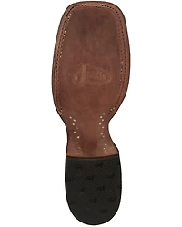 Justin Women's Exotic Full Quill Ostrich Western Boots - Broad Square Toe