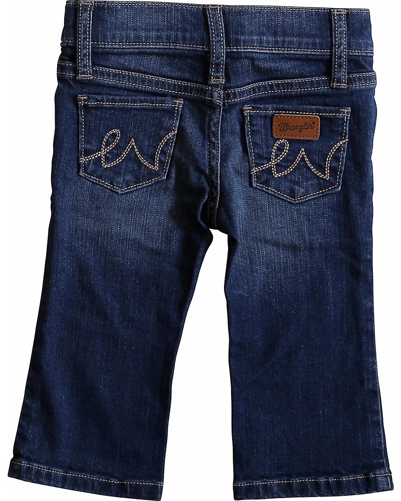 Wrangler Toddler Girls' Western 5 Pocket Skinny Jeans