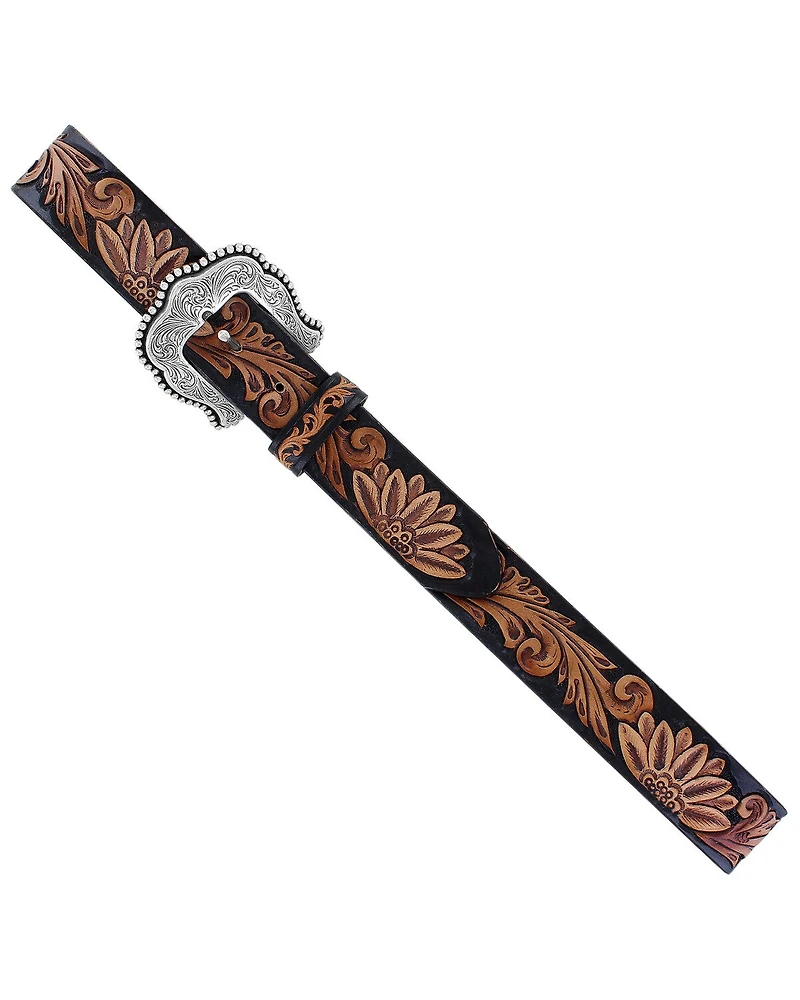Tony Lama Women's Delheart Daisy Western Belt