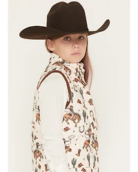 Fornia Girls' Horse Printed Vest
