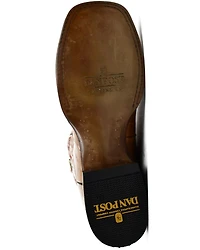 Dan Post Men's Eel Exotic Western Boots - Broad Square Toe