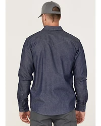 Cody James Men's FR Denim Mount Vernon Long Sleeve Snap Work Shirt