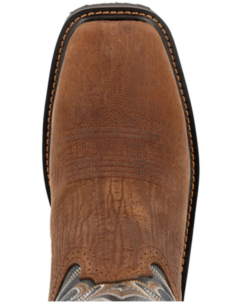Durango Men's Workhorse Pull On Western Work Boots - Steel Toe