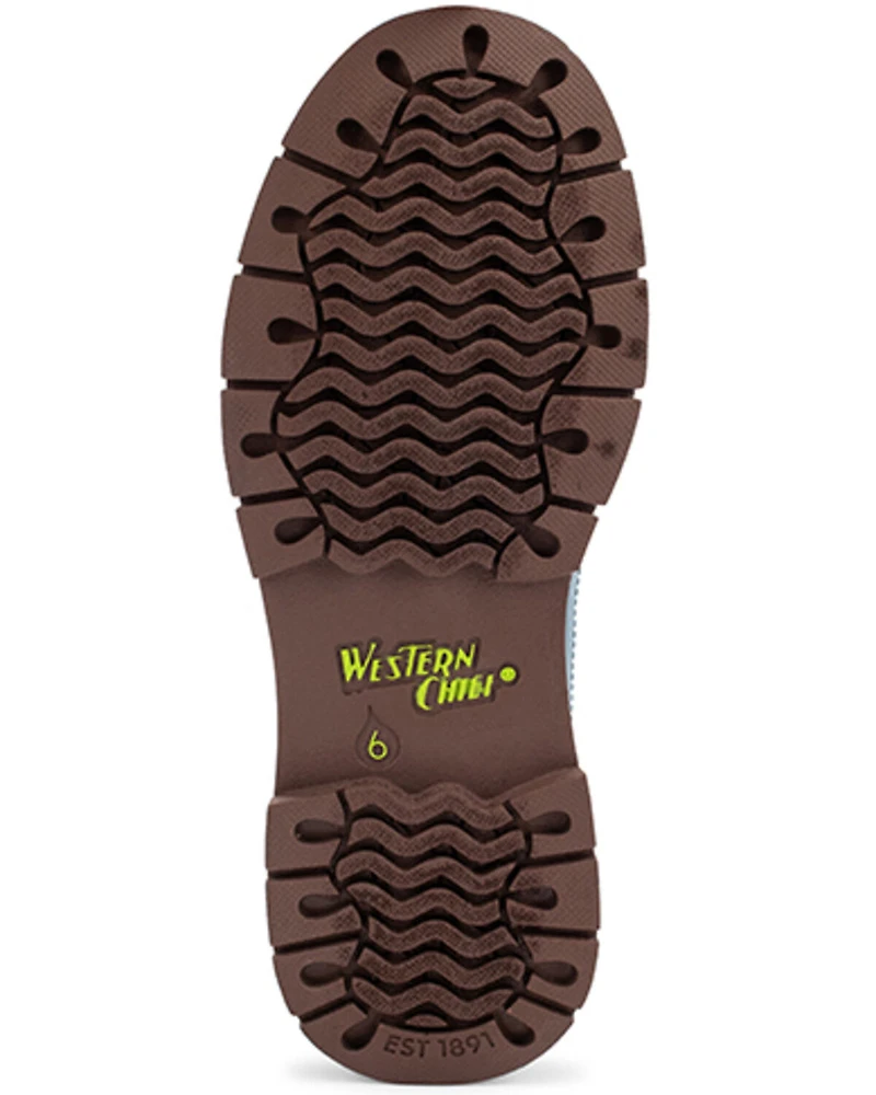 Western Chief Women's Bandana Print Mid Rain Boots - Round Toe