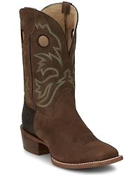Tony Lama Men's Arena Hudson Clay Western Boots - Broad Square Toe
