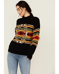 Panhandle Women's Southwestern Print Sweater