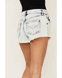 Idyllwind Women's High Risin' Galveston Wash Raw Edge Hem Shorts