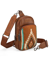 Wrangler Women's Daenerys Winter Southwestern Sling Bag