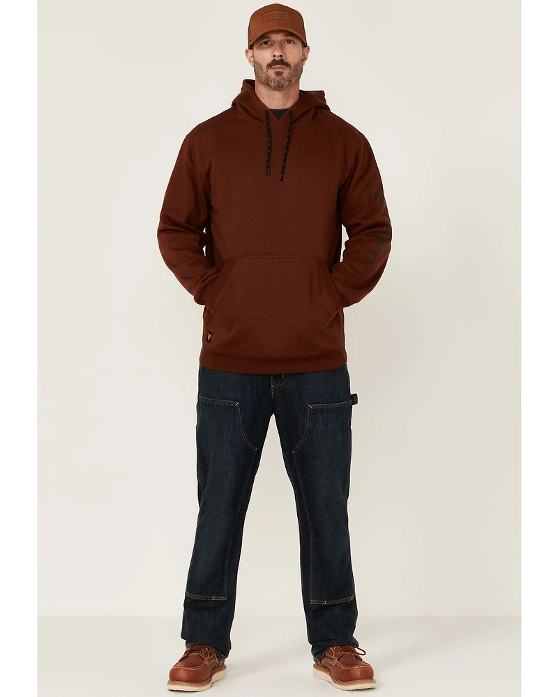 Hawx Men's Primo Logo Graphic Fleece Hooded Work Sweatshirt