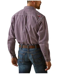 Ariat Men's FR Ranger Logo Long Sleeve Button-Down Work Shirt