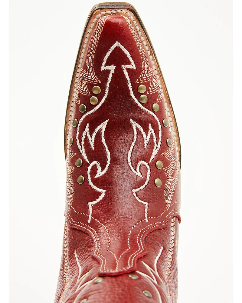Circle G Women's Studded Western Boots - Snip Toe