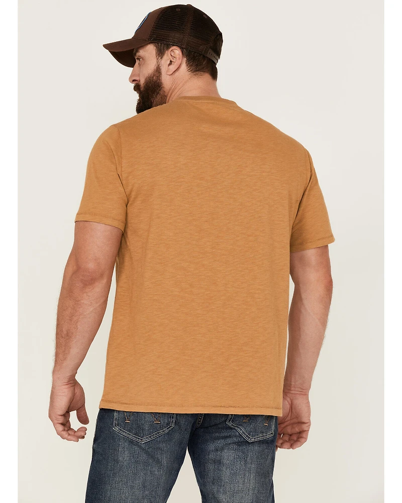 Brothers and Sons Men's Provisions Weathered Slub Graphic Short Sleeve T-Shirt