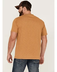 Brothers and Sons Men's Provisions Weathered Slub Graphic Short Sleeve T-Shirt