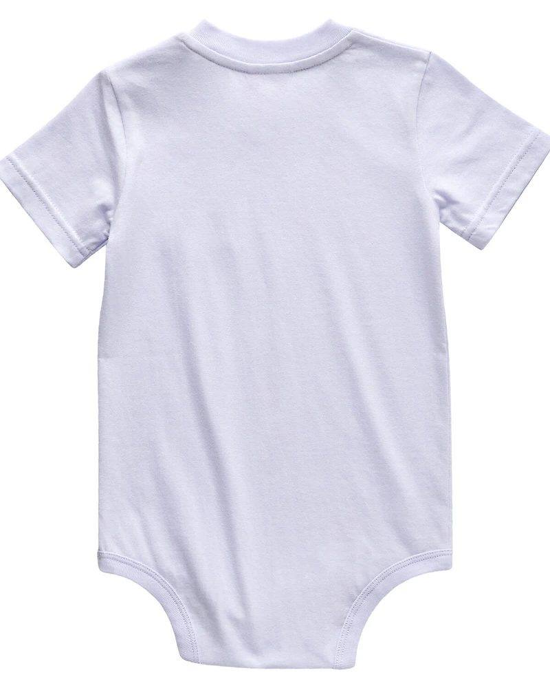 Carhartt Infant Girls' Short Sleeve Pocket Onesie