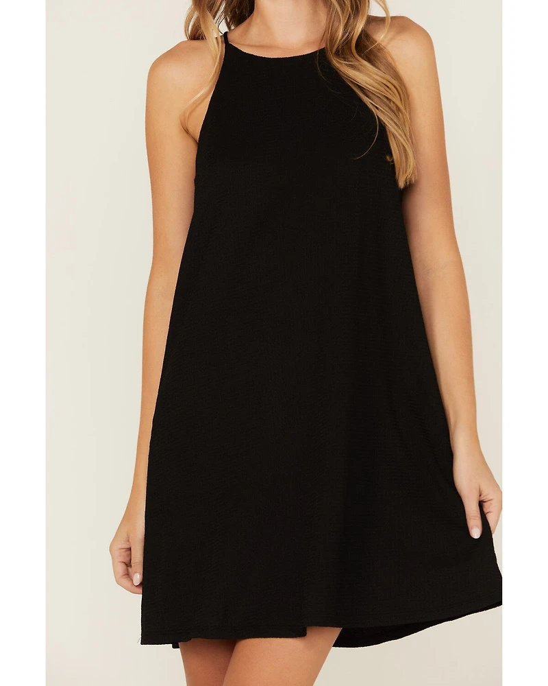Wild Moss Women's Goddness Solid Mini Dress
