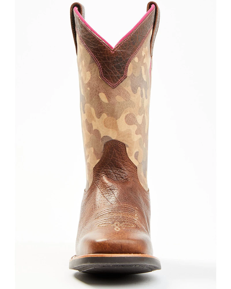 RANK 45® Women's Jane Xero Gravity Performance Leather Western Boots - Broad Square Toe