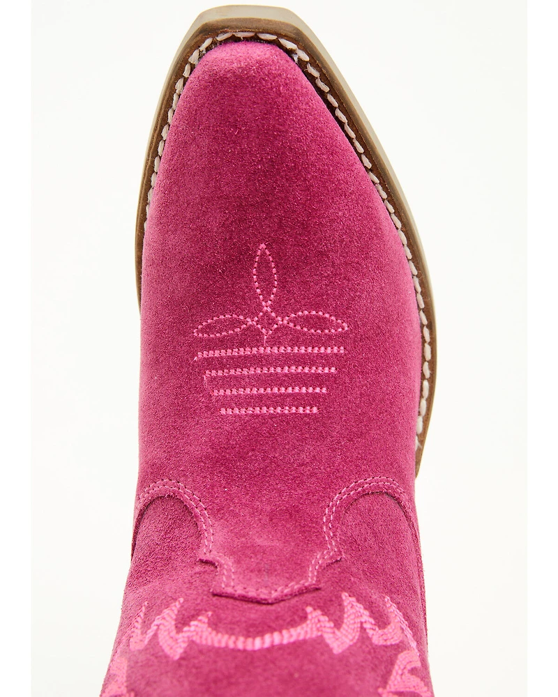 Dingo Girls' Thunder Road Suede Western Boots - Snip Toe