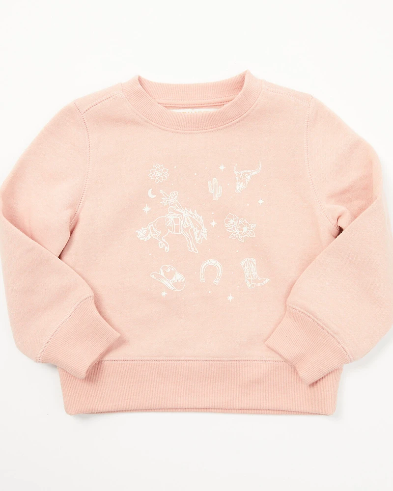 Shyanne Toddler Girls' Western Icons Sweatshirt