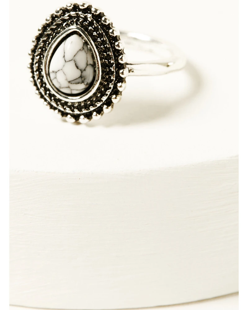 Shyanne Women's Stone Rings - 3 Piece