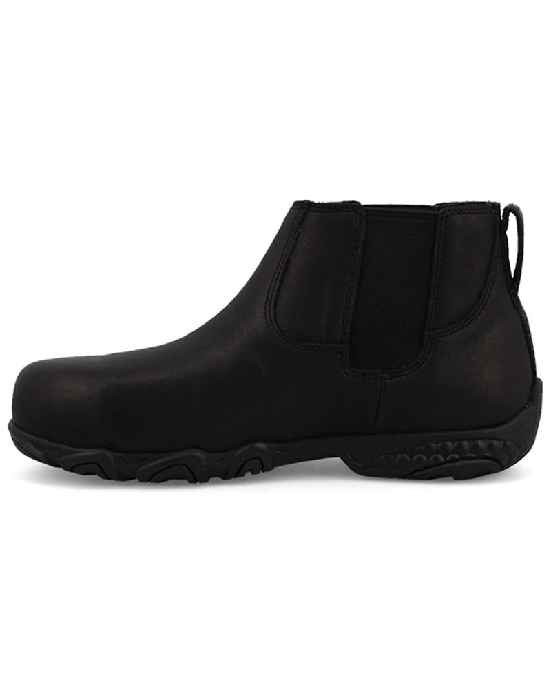 Twisted X Women's 4" Work Chelsea Driving Moc Shoes - Nano Toe