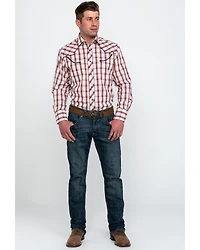 Roper Men's Large Fancy Plaid Long Sleeve Western Shirt