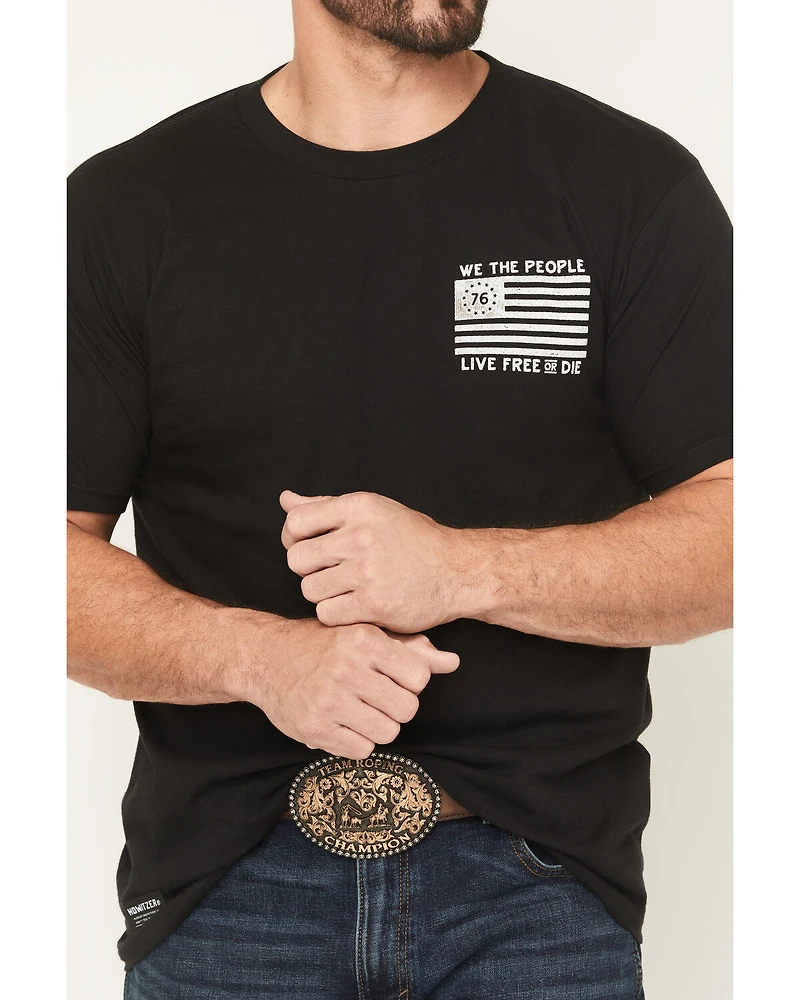 Howitzer Men's Free or Die Short Sleeve Graphic T-Shirt