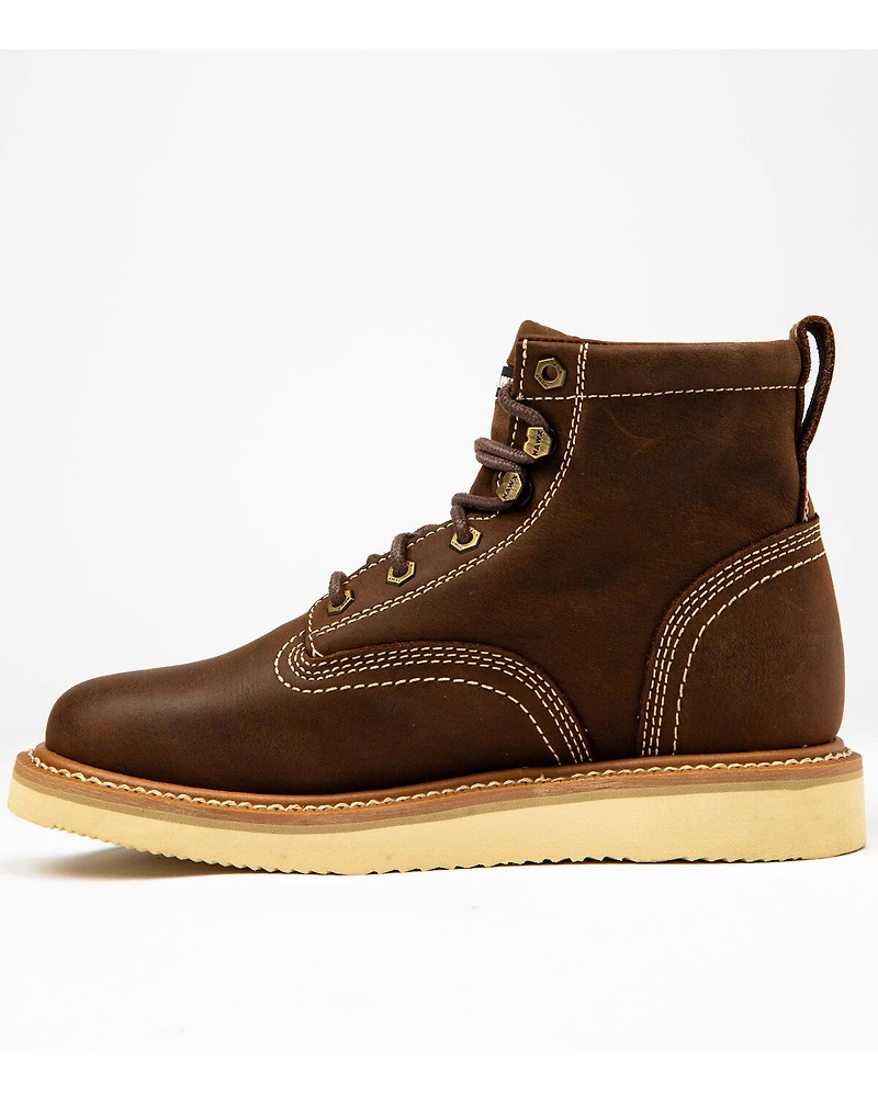 Hawx Men's 6" Lacer Work Boots - Soft Toe
