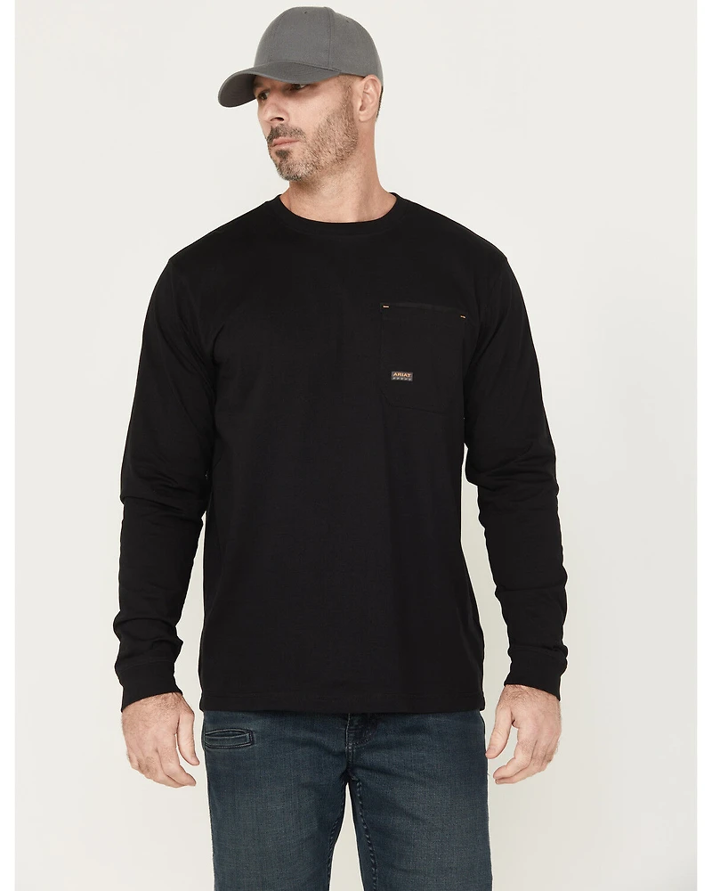 Ariat Men's Rebar Workman Born For This Long Sleeve Graphic T-Shirt