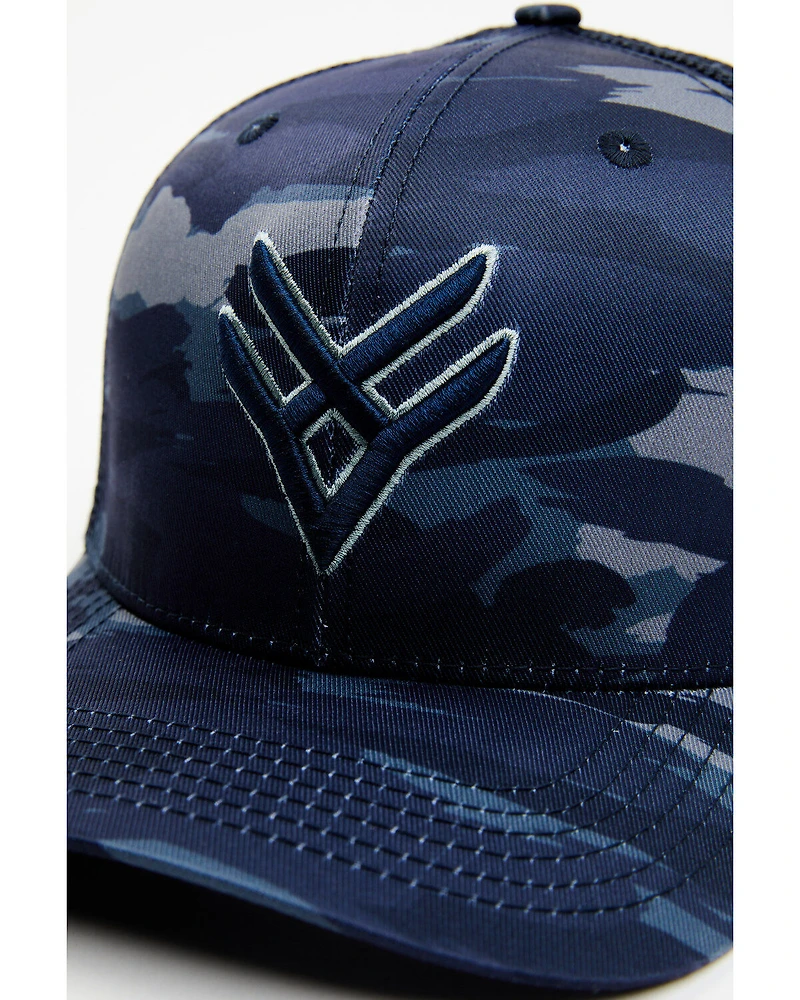 Hawx Men's Camo Print Mesh Back Ball Cap
