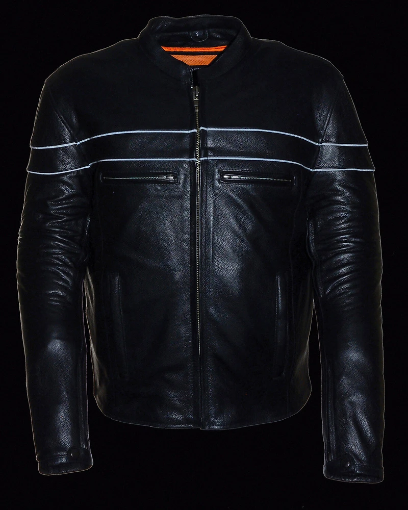 Milwaukee Leather Men's Sporty Scooter Crossover Jacket - 3X
