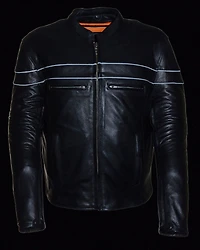 Milwaukee Leather Men's Sporty Scooter Crossover Jacket - 3X