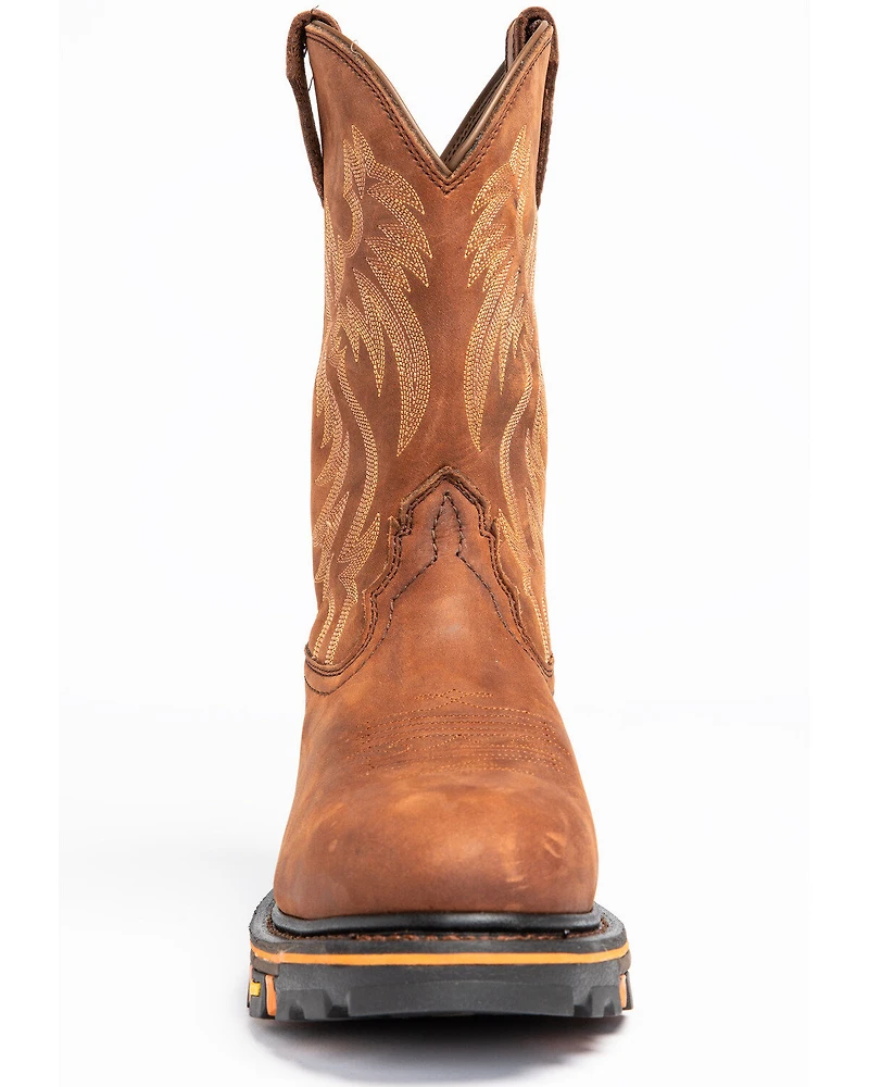 Cody James Men's 11" Waterproof Decimator Western Work Boots - Steel Toe