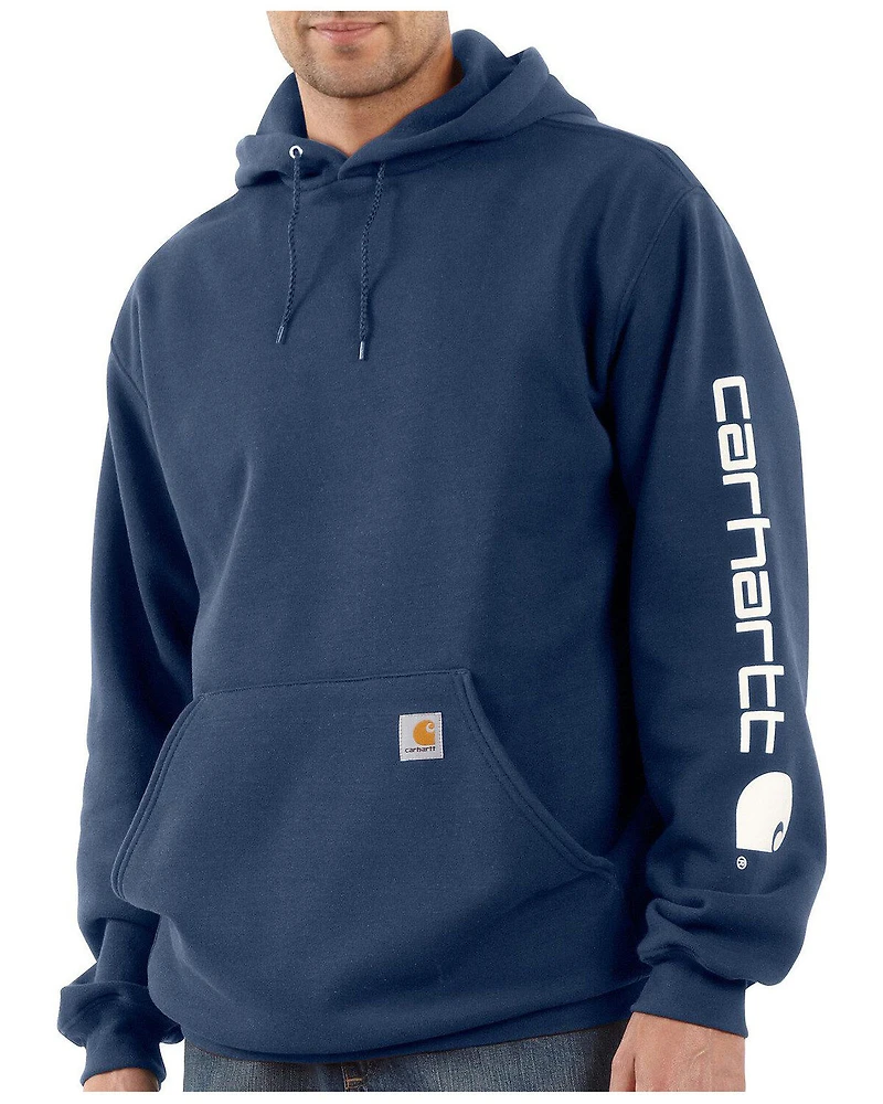 Carhartt Men's Hooded Logo-Sleeve Sweatshirt
